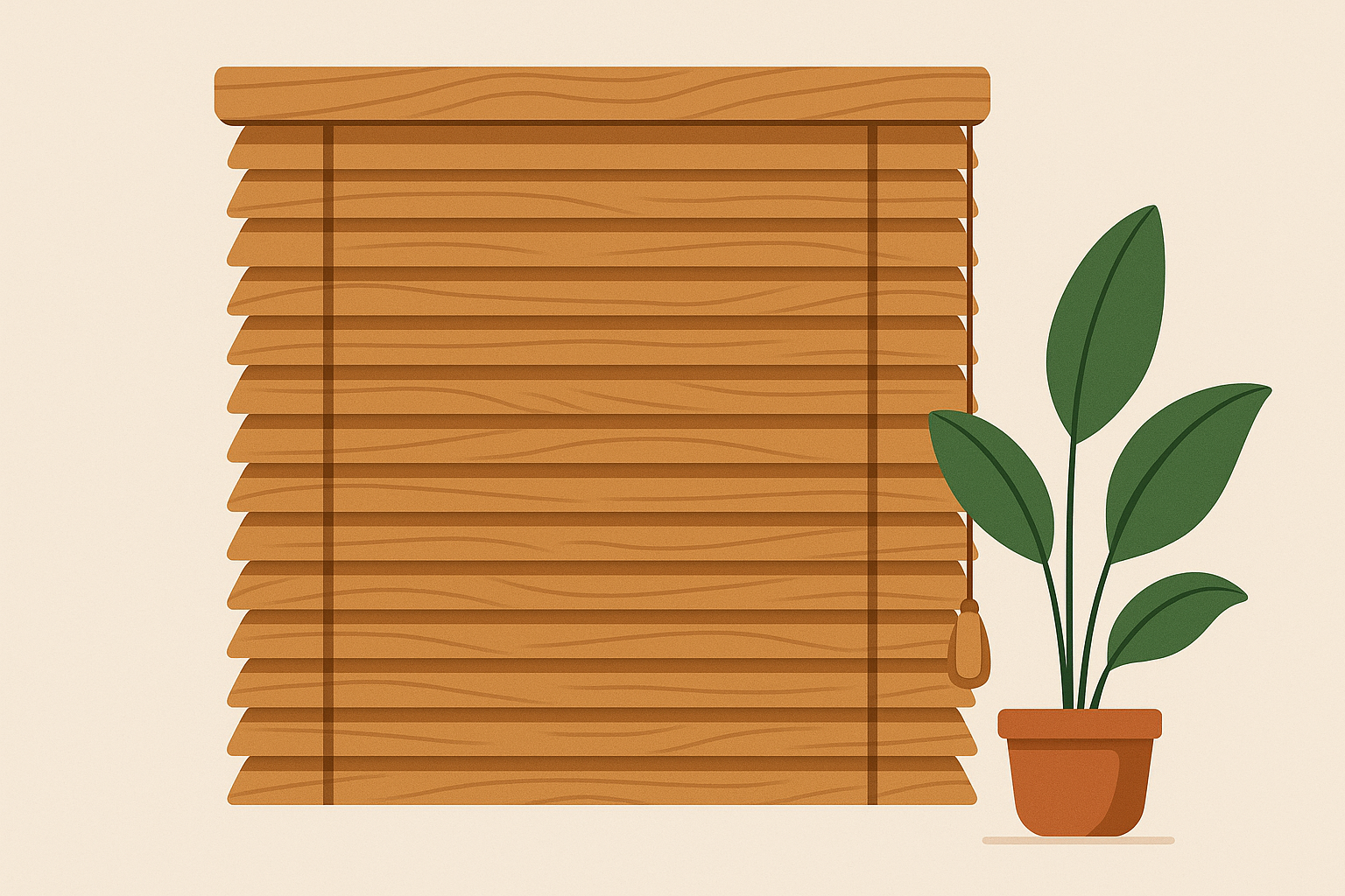 ستائر خشبية